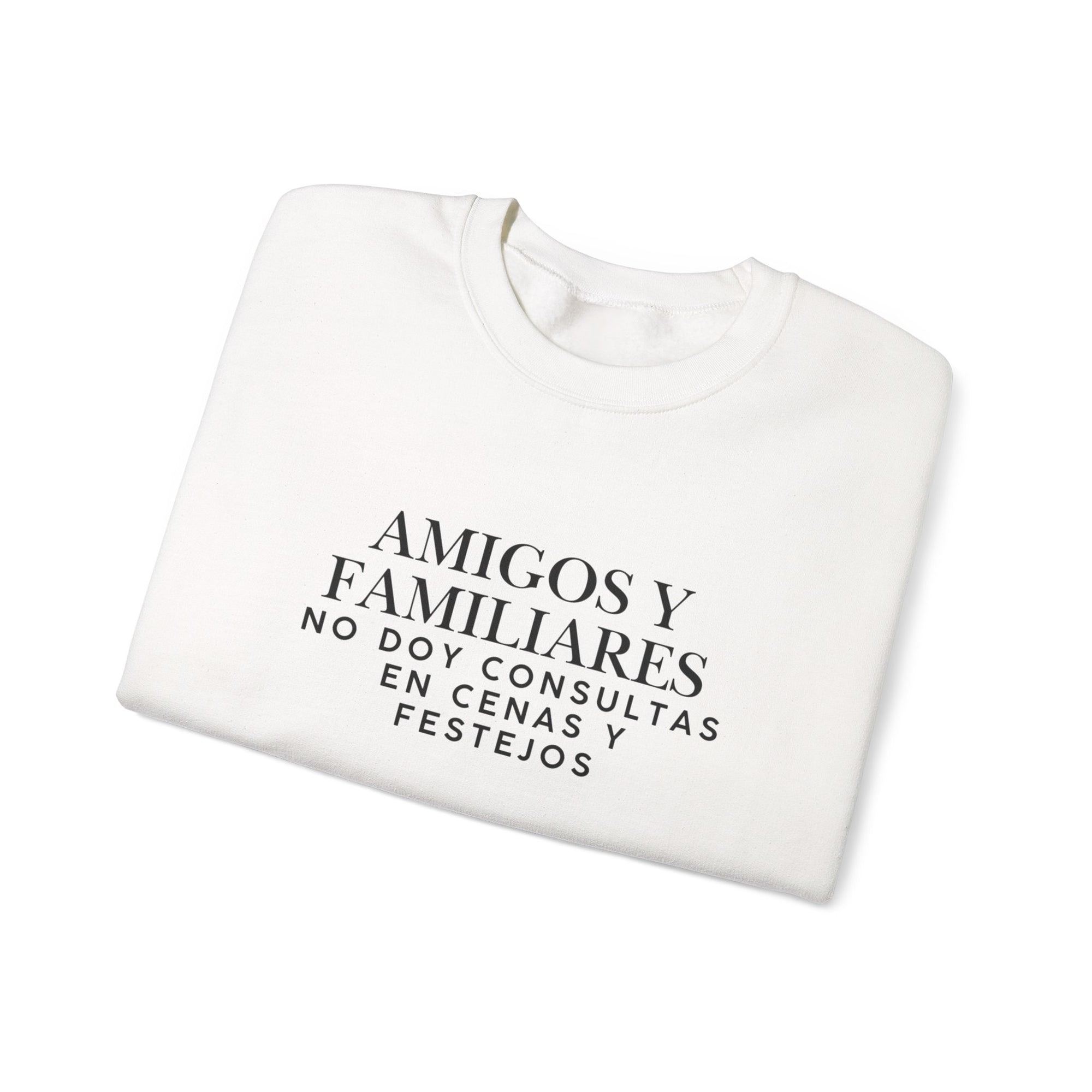 "Amigos y Familiares, No doy consultas en cenas y festejos"