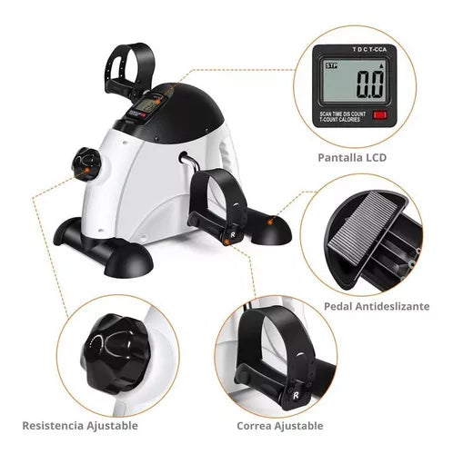 Mini Bicicleta Estática con Monitor LCD