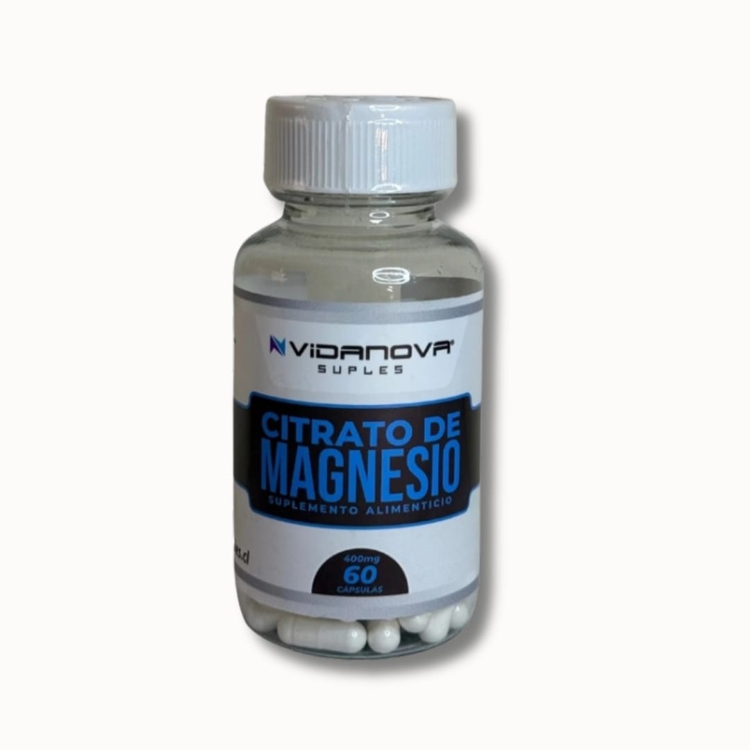 Citrato de Magnesio 400 mg – 60 Cápsulas